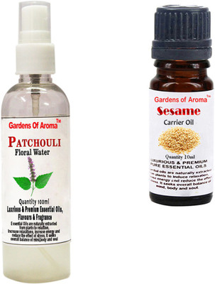 

Gardens Of Aroma Patchouli Floral Water And Sesame Essential Oil(110 ml)