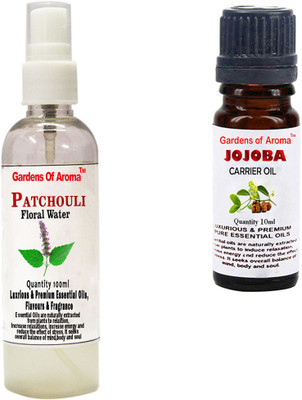 

Gardens Of Aroma Patchouli Floral Water And Jojoba Essential Oil(110 ml)
