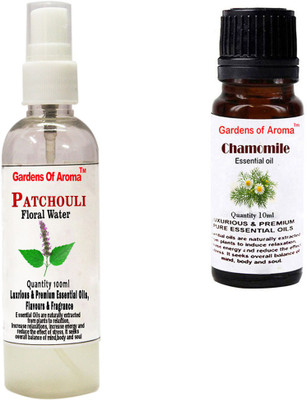 

Gardens Of Aroma Patchouli Floral Water And Chamomile Essential Oil(110 ml)