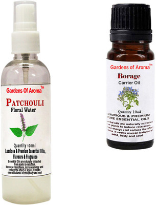 

Gardens Of Aroma Patchouli Floral Water And Borage Essential Oil(110 ml)
