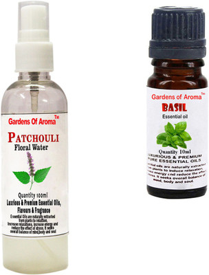 

Gardens Of Aroma Patchouli Floral Water And Basil Essential Oil(110 ml)