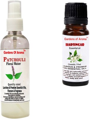 

Gardens Of Aroma Patchouli Floral Water And Harshingar Essential Oil(110 ml)