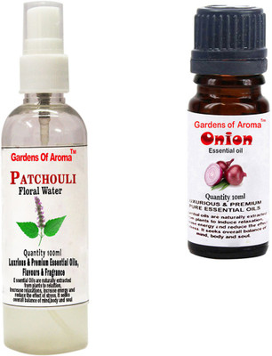 

Gardens Of Aroma Patchouli Floral Water And Onion Essential Oil(110 ml)