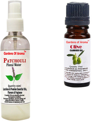 

Gardens Of Aroma Patchouli Floral Water And Olive Essential Oil(110 ml)