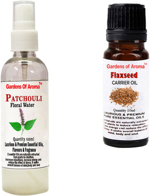 

Gardens Of Aroma Patchouli Floral Water And Flaxseed Essential Oil(110 ml)