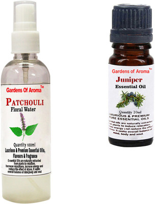 

Gardens Of Aroma Patchouli Floral Water And Juniper Essential Oil(110 ml)