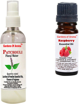 

Gardens Of Aroma Patchouli Floral Water And Raspberry Essential Oil(110 ml)