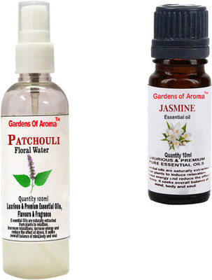 

Gardens Of Aroma Patchouli Floral Water And Jasmine Essential Oil(110 ml)