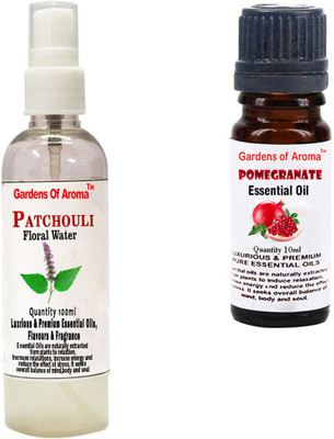 

Gardens Of Aroma Patchouli Floral Water And Pomegranate Essential Oil(110 ml)