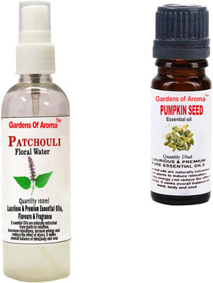 

Gardens Of Aroma Patchouli Floral Water And Pumkinseed Essential Oil(110 ml)