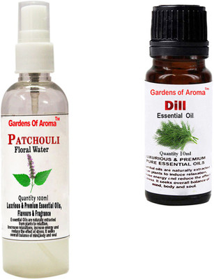 

Gardens Of Aroma Patchouli Floral Water And Dill Essential Oil(110 ml)