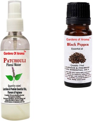 

Gardens Of Aroma Patchouli Floral Water And Black pepper Essential Oil(110 ml)