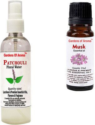 

Gardens Of Aroma Patchouli Floral Water And Musk Essential Oil(110 ml)