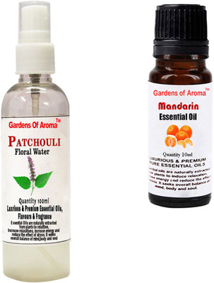 

Gardens Of Aroma Patchouli Floral Water And Mandarin Essential Oil(110 ml)