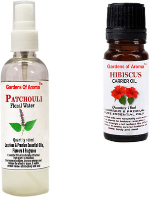 

Gardens Of Aroma Patchouli Floral Water And Hibiscus Essential Oil(110 ml)