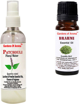 

Gardens Of Aroma Patchouli Floral Water And Brahmi Essential Oil(110 ml)