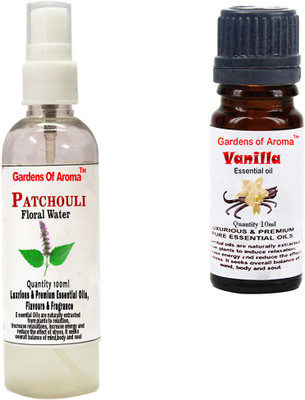 

Gardens Of Aroma Patchouli Floral Water And Vanilla Essential Oil(110 ml)