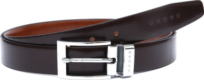 

Cross Men Formal Black, Brown Genuine Leather Reversible Belt, Brown;tan