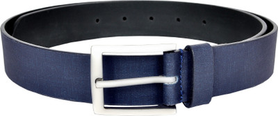 

Allen Cooper Men Formal Blue Genuine Leather Belt