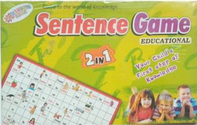 

P17 collection SENTENCE EDUCATIONAL GAME 2 IN 1 Board Game