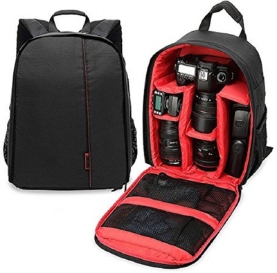 

Aeoss Professional Fashion Camera Bag DSLR Backpack Waterproof Travel Large Size Multifunctional Backbag Water Resistant Camera Bag(Black)