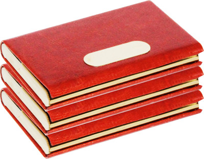 Flipkart SmartBuy 10 Card Holder(Set of 3, Red)