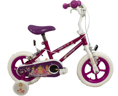 

Spike by Hercules Ballerina 12 T Recreation Cycle(Single Speed, White, Pink)