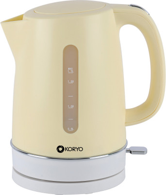 

Koryo KEK18YS Electric Kettle(1.7 L, Yellow)