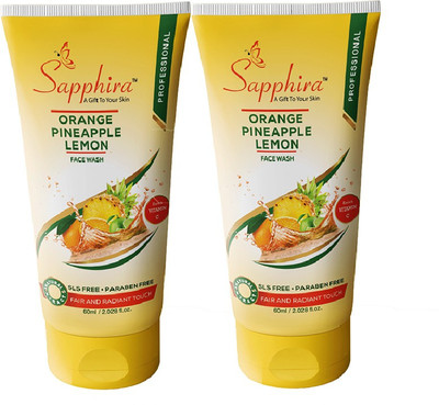 

Sapphira Orange-Pineapple-Lemon Face Wash(120 ml)