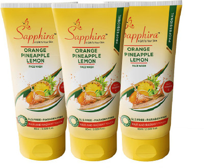 

Sapphira Orange-Pineapple-Lemon Face Wash(180 ml)