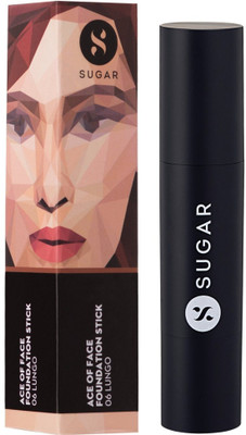 

Sugar Ace Of Face Foundation Stick Foundation(Shade No.- 06 Lungo (Medium Deep), 12 g)