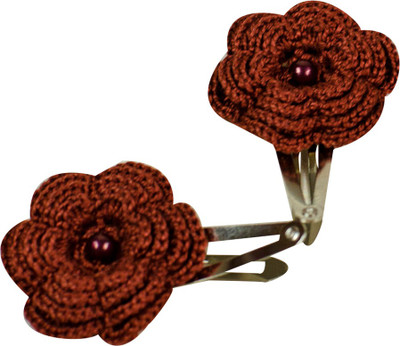 

LA Riyo Crochet Handmade Clip 2085 Hair Clip(Brown)