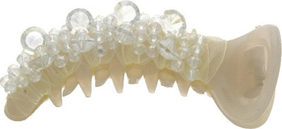 

Anuradha Art Jewellery Designer Hair Clip Banana Clip(White)