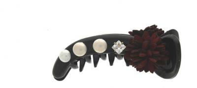 

Anuradha Art Jewellery Designer Hair Clip Banana Clip(Maroon)