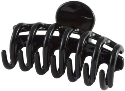 

Pooja Trendz Medium Size Black Color Hair Clutcher-Hair Claw/Clip-2 Pcs. Hair Claw(Black)