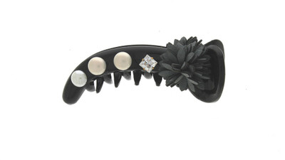 

Anuradha Art Jewellery Designer Hair Clip Banana Clip(Grey)