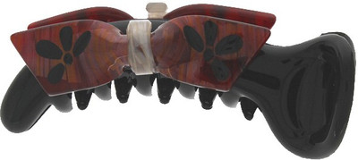 

Anuradha Art Jewellery Designer Hair Clip Banana Clip(Black, Red)