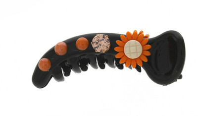 

Anuradha Art Jewellery Designer Hair Clip Banana Clip(Orange)