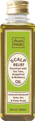 

Auravedic Scalp Relief with Tea Tree, Grapefruit & Mulberry Hair Oil(100 ml)