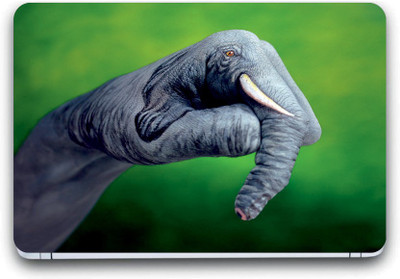 

Gallery 83 hand elephant head wallpaper laptop decal 3777 vinyl Laptop Decal 15.6