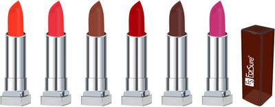 

Forsure VELVET MATTE long lasting lipstick(orange, sweet red, coffee, indian red, dark coffee, rani)