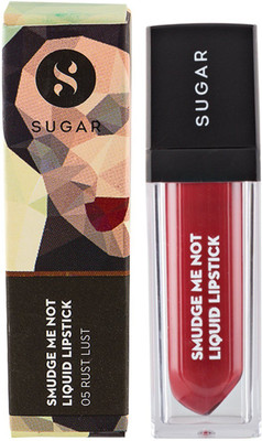 

Sugar Smudge Me Not Liquid Lipstick(Shade No.- 05 Rust Lust (Red Terracotta), 4.5 ml)