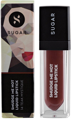

Sugar Smudge Me Not Liquid Lipstick(Shade No.- 14 Teak Mystique (Warm Brown), 4.5 ml)