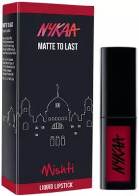 

Nykaa Matte To Last ! Liquid Lipstick - Mishti(10)