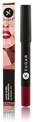 

Sugar Matte As Hell Crayon Lipstick (Shade No.- 03 Poison Ivy (Wine))
