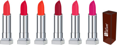 

Forsure VELVET MATTE long lasting lipstick(hot red, indian red, orange, maroon, peach, pink)