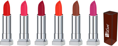 

Forsure VELVET MATTE long lasting lipstick(hot red, sweet red, maroon, orange, coffee, rani)