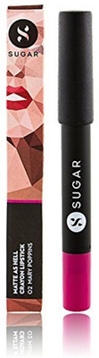 

Sugar Matte As Hell Crayon Lipstick (Shade No.- 02 Mary Poppins (Fuchsia))