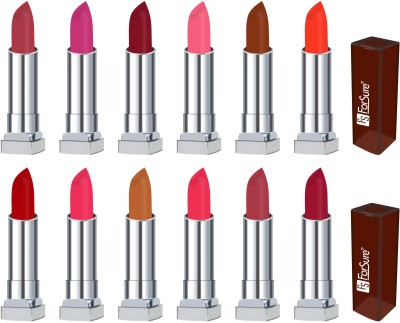 

Forsure VELVET MATTE long lasting lipstick(brick, rani, maroon, peach, coffee, orange, indian red, rose pink, nude, red, neon brick, light maroon)