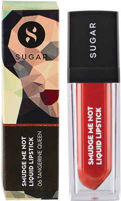 

Sugar Smudge Me Not Liquid Lipstick(Shade No.- 06 Tangerine Queen (Orange Coral), 4.5 ml)